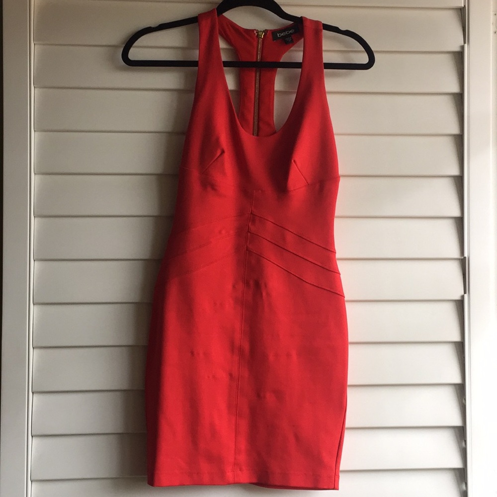 Sexy red Bebe dress 💃